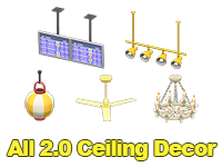 Animal Crossing Items Switch All 2.0 Ceiling Decor