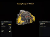 Fallout 76 Items XBOX 1 Targeting Prototype X-01 Helmet