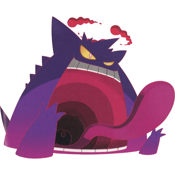 Pokemon Gengar Gigantamax Non_Shiny